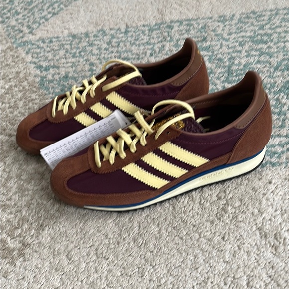 NWT Adidas Women’s SL 72 OG Sneakers in Maroon, Almost Yellow & Preloved Brown - Picture 2 of 6